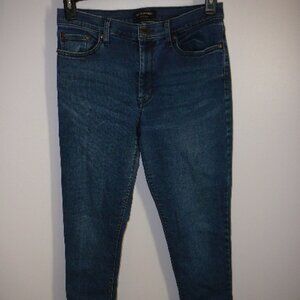 Banana Republic Women's High Rise Skinny Med Wash Blue Jeans-Size-10R/30